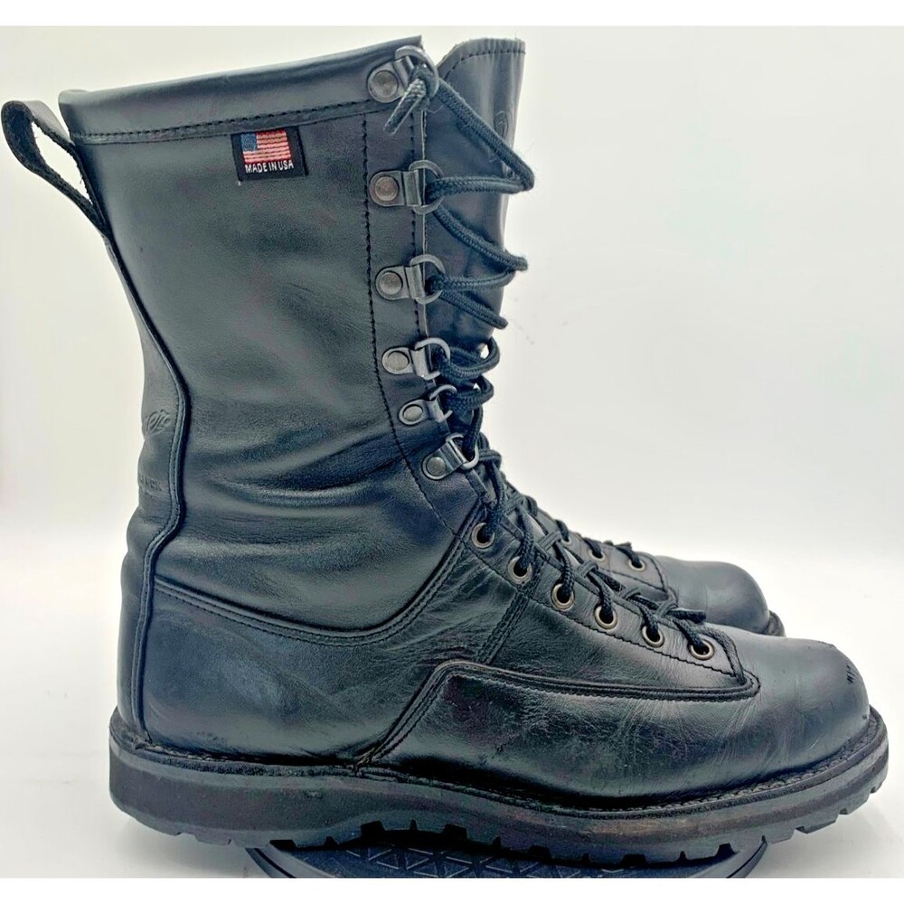DANNER Fort Lewis Field Boots, Gore-Tex 11.5 D #29155 Black Leather Combat USA
